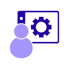 Icon a control panel, isolated against a clean background.