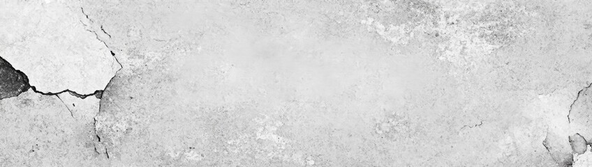 Obraz premium Long Panoramic Grey, White, and Gray Stone Concrete Background Texture for Banner
