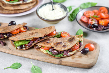 Homemade prepared healthy and keto diet dish