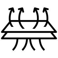 Fototapeta premium Breathable Icon