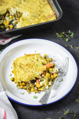 Homemade prepared healthy and keto diet dish