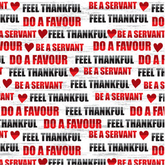 Do a favour writing text wallpaper pattern