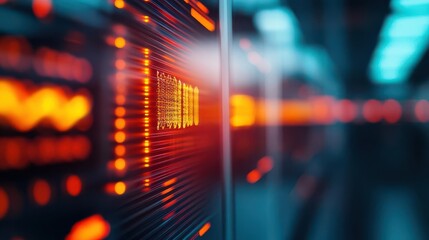 Fototapeta premium A futuristic bank powered by quantum computing and AI-driven fintech