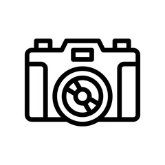 camera line icon