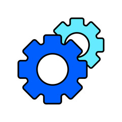 Icon a settings, isolated against a clean background.