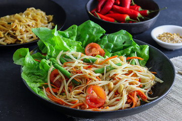 Black And Orange Modern Delicious Food Menu 