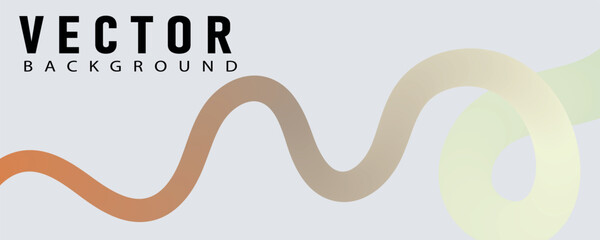 Wavy shape with Colorful gradient.