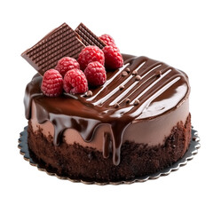 chocolate Cake isolated on transparent background
