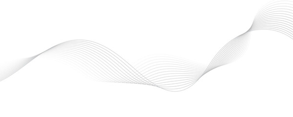 Abstract gray wave dynamic curve lines background. Energy technology concept modern backdrop design for business, presentation, banner.