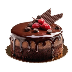 chocolate Cake isolated on transparent background