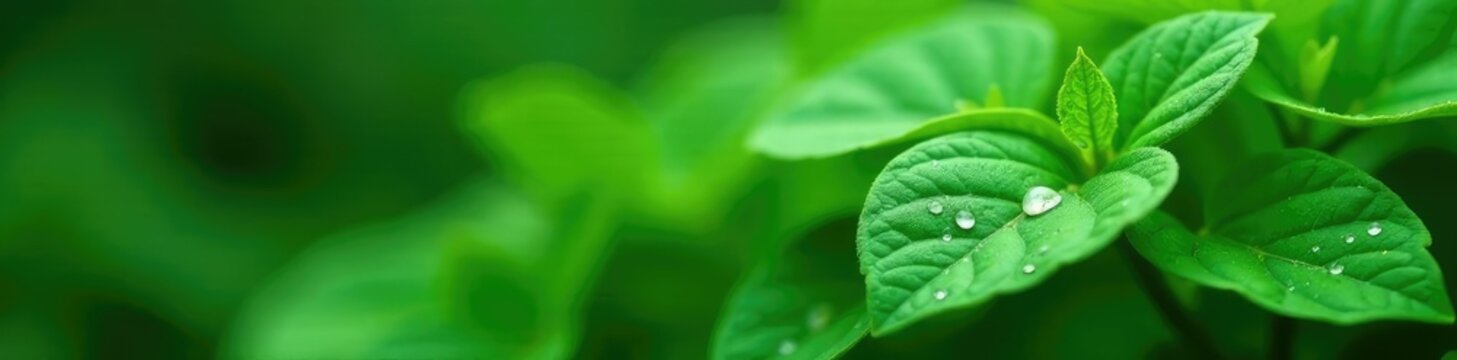 Pteris Vittata Leaves Covered In Water Droplets, droplets, nature