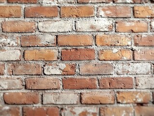 Obraz premium Brick wall texture urban setting photography industrial environment close-up view rustic concept