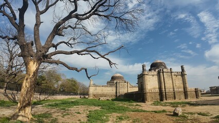 Majestic Tomb Structures of Local Nobles and Chiefs in Jhajjar Haryana Surrounded by Open Landscape