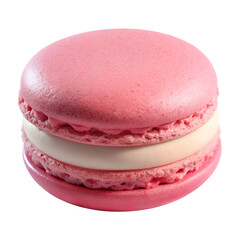 colorful macaroons isolated on white background