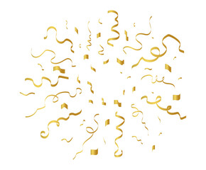 vibrant background filled with golden confetti, perfect for parties, celebrations, birthdays, weddings, and holiday designs. Bright and cheerful pattern suitable for invitations, greeting cards.