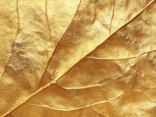 Golden Leaf Texture: A Luxurious and Elegant Background