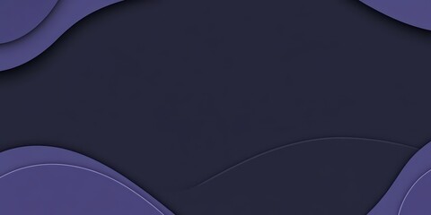 Abstract Purple Paper Wave Background Design