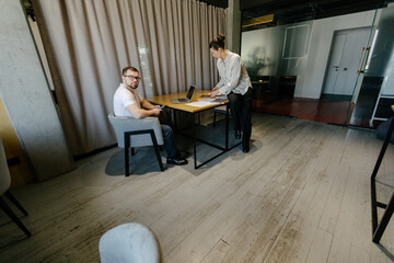 office workers doing paperwork