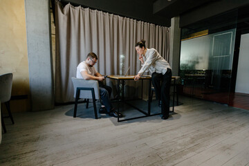 office workers doing paperwork