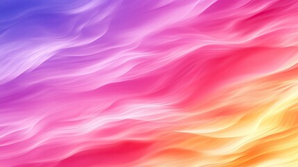 Obraz premium A vibrant abstract image showcasing flowing waves of colors, including pink, purple, and orange, creating a dynamic visual experience.