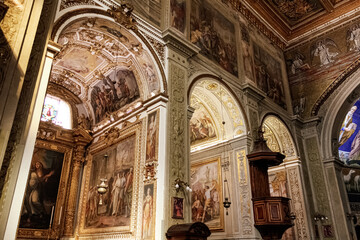 Basilica dei Santi Cosma e Damiano. Roma, Italia