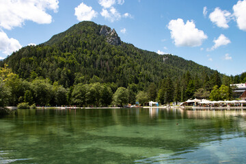 Fototapeta premium Lake Jasna located in northern Slovenia in Triglav National Park in the Alps