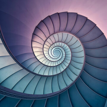 droste effect background spiral concept