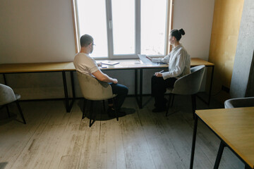 office workers doing paperwork