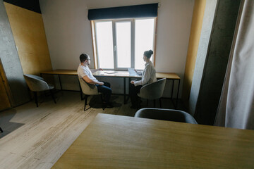 office workers doing paperwork