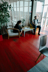 office workers doing paperwork