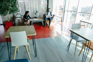 office workers doing paperwork