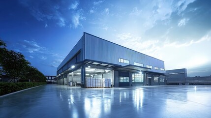 Fototapeta premium Emphasizing renewable technologies for sustainable production. 