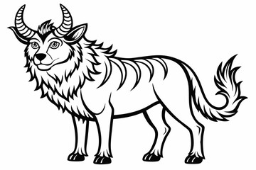 Coloring book black vector