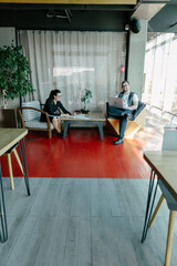 office workers doing paperwork