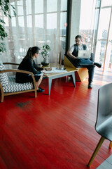 office workers doing paperwork