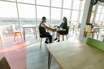 office workers doing paperwork