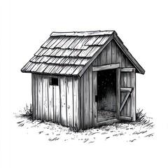 Obraz premium old abandoned house