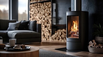 A perfect blend of design and function, enhancing the living room decor.