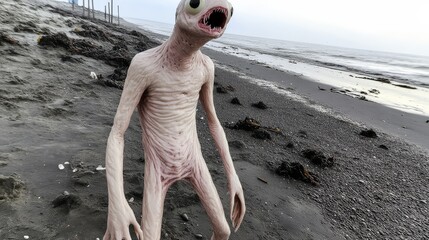 Wretched Marine Creature - A Viscous, Horrendous Being Resembling Patrick Star