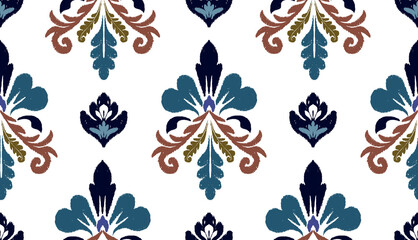 geometric ethnic vintage texture vector art design. textile fashion pattern line ikat seamless pattern and batik fabric texture asian background wallpaper geometry indian. Ethnic abstract ikat art .
