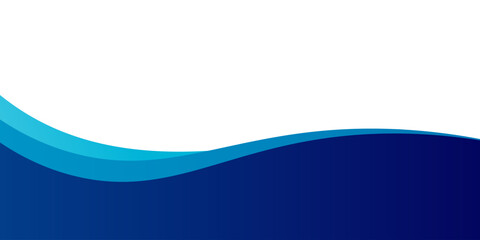 Curved Header and Footer Element. Vector EPS 10