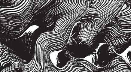 Rough black and white texture vector. Distressed overlay texture. Grunge background. Abstract textured effect. Vector Illustration. Black isolated on white background. EPS10