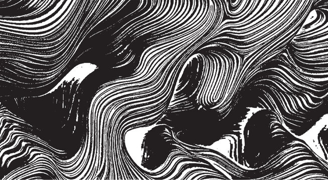 Rough black and white texture vector. Distressed overlay texture. Grunge background. Abstract textured effect. Vector Illustration. Black isolated on white background. EPS10