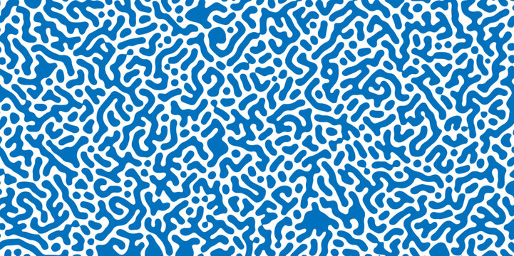 seamless turing pattern wall fabric floral texture background.