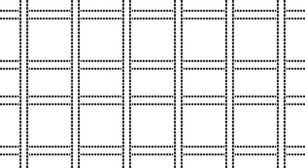Rough, irregular texture composed of monochrome geometric elements. Overlay distressed grunge background. Abstract vector illustration. Isolated on white background. EPS10