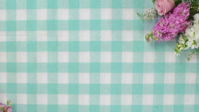 Widescreen double bunch Spring Flowers Border