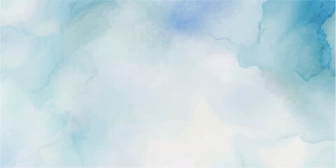 A Serene and Tranquil Watercolor Painting Depicting a Soft Light Blue Sky with Wispy Clouds Gently Drifting by, Perfect for Evoking Calmness, Relaxation, and Peacefulness in Any Space.

