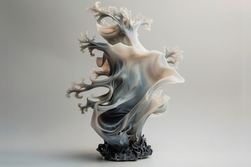 Glow of the enchanted flower illuminating the forest floor surrounded by daisies in soft, ethereal light