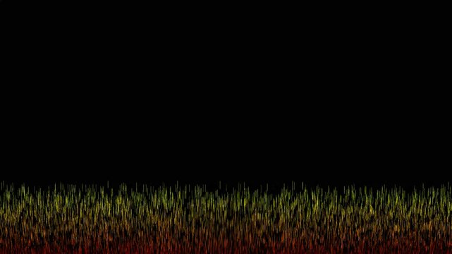 cc Particle line animation Abstract, looping neon lines animation on black background.cc particle world, red and yellow