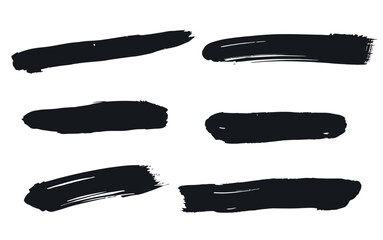 Distressed Ink Brush Strokes – Artistic Abstract Design Pack